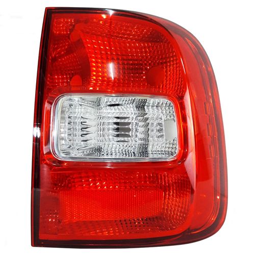 Lanterna Traseira Bicolor Cristal Carcaça Preta Saveiro G5 2009 em Diante