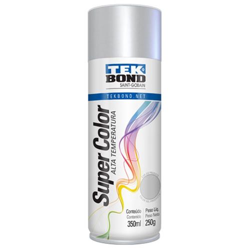 Tinta Alumínio Alta Temperatura 350 ml - Tekbond