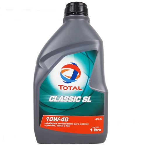 Óleo Lubrificante do Motor Total Classic SL 10W40 Semissintético 1L