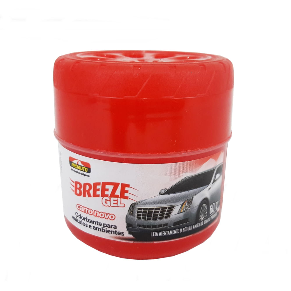 Odorizante Breeze Gel Carro Novo ProAuto 60g - CompreSuaPeça