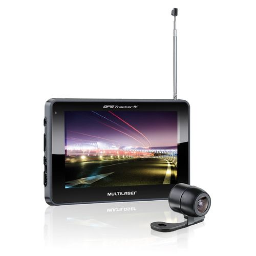 GPS 5.0 Polegadas Com TV Digital + FM + Câmera de Ré - Multilaser
