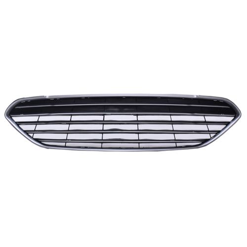 Grade Central do Parachoque Dianteiro com Friso Cinza New Ford Fiesta Hath 2014 em Diante