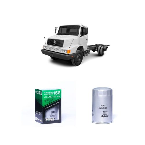 FILTRO ÓLEO REDUX32 OS35 31843301 PSL301 - MERCEDES BENZ 2318 LB OM 366 LA DIESEL DE 1996 A 2022