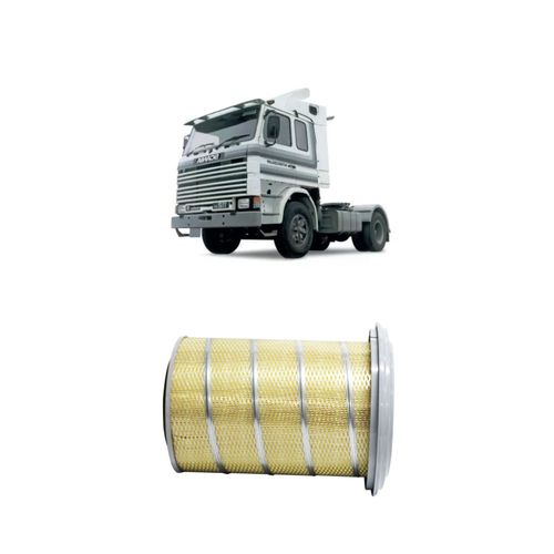 FILTRO AR REDUX32 ARP12 261185 AP1185 - SCANIA R 112 DS11 24V SOHV L6 DIESEL DS 11 DE 1981 A 2022