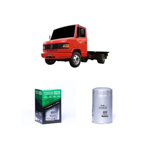 FILTRO ÓLEO REDUX32 OS35 31843301 PSL301 - MERCEDES BENZ 1723S OM 366 LA DIESEL DE 1996 A 2022