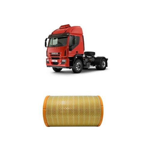 FILTRO AR REDUX32 ARR533 A3760948204 ARS9837 - IVECO EUROCARGO CURSOR 8 DIESEL 180E32' DE 2006 A 2022