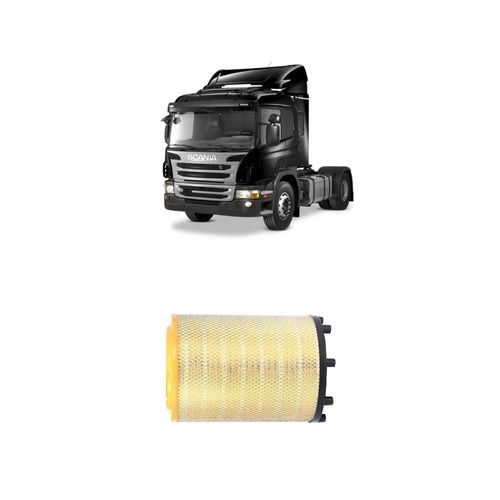 FILTRO DE AR DO MOTOR REDUX32 ARR503 1869993 - SCANIA P230 DC 09-19 24V SOHV L6 DIESEL 230 CV DE 2004 A 2022