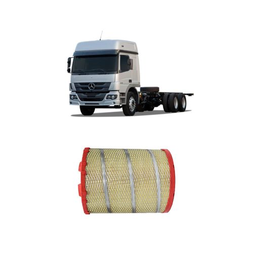 FILTRO AR REDUX32 ARR537 9585280206 ARS9841 - MERCEDES BENZ ATEGO 2428 OM 926 DIESEL OM 926 LA DE 2007 A 2022