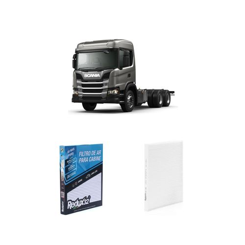 FILTRO CABINE REDUX32 ARC250 97133E200 ACP972 - SCANIA SÉRIE G 380 DE 2000 A 2000