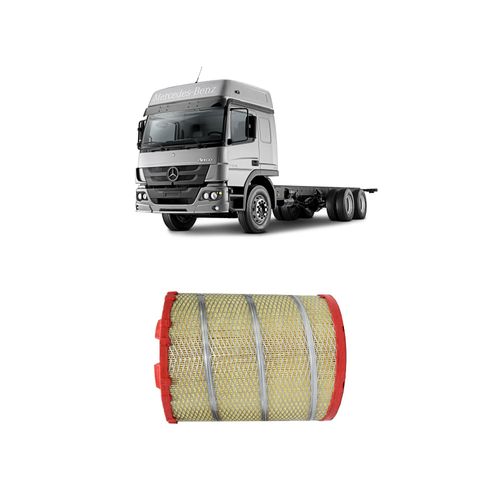 FILTRO AR REDUX32 ARR537 9585280206 ARS9841 - MERCEDES BENZ ATEGO 2426 OM 926 LA DIESEL (BLUETEC5) DE 2011 A 2022