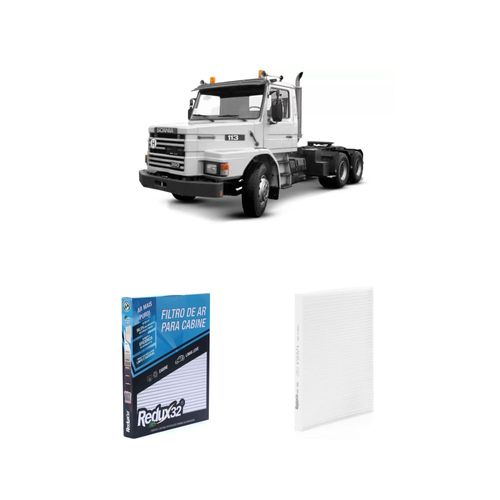 FILTRO CABINE REDUX32 ARC250 97133E200 ACP972 - SCANIA SÉRIE T 340 DE 2000 A 2000