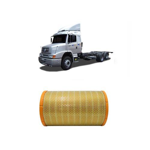 FILTRO AR REDUX32 ARR533 A3760948204 ARS9837 - MERCEDES BENZ 1620L OM 906 LA (ELETRÔNICO) DIESEL DE 2006 A 2022