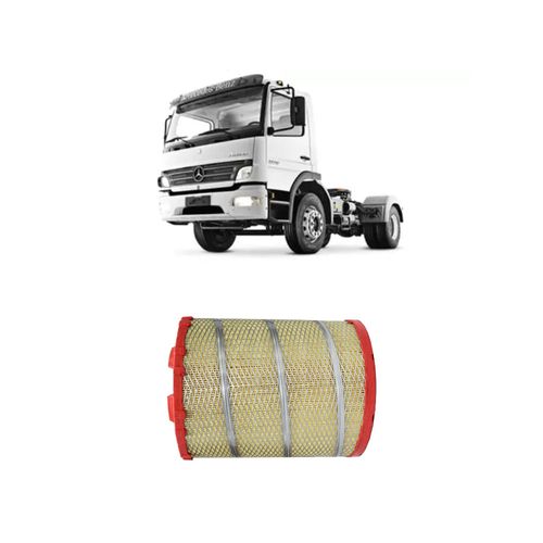 FILTRO AR REDUX32 ARR537 9585280206 ARS9841 - MERCEDES BENZ ATEGO 1728 OM 926 LA DIESEL DE 7/2007 A 12/2010