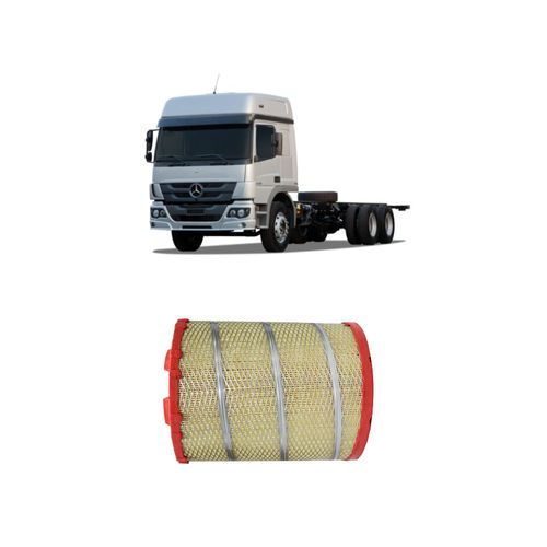FILTRO AR REDUX32 ARR537 9585280206 ARS9841 - MERCEDES BENZ ATEGO 1315 OM 904 LA DIESEL DE 5/2007 A 2022