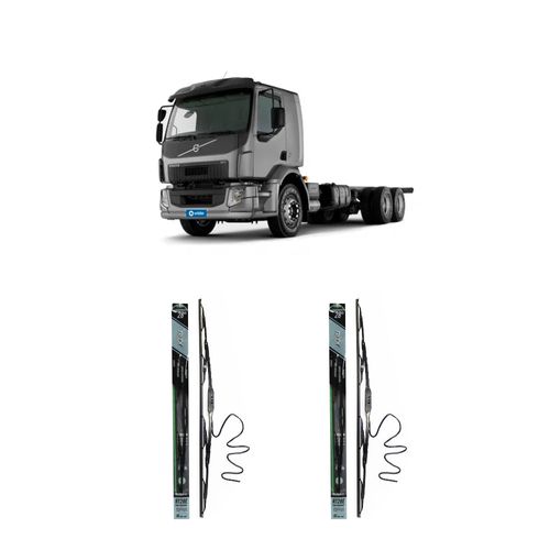 KIT DE PALHETAS PARA VOLVO VM270 C/ ESGUICHO DE 2003 A 2022 - REDUX32