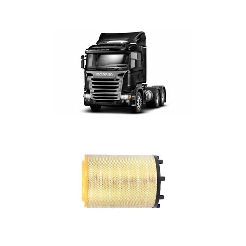FILTRO DE AR DO MOTOR REDUX32 ARR503 1869993 - SCANIA T 24V SOHV L6 DIESEL INTERCOOLER DE 1998 A 2022