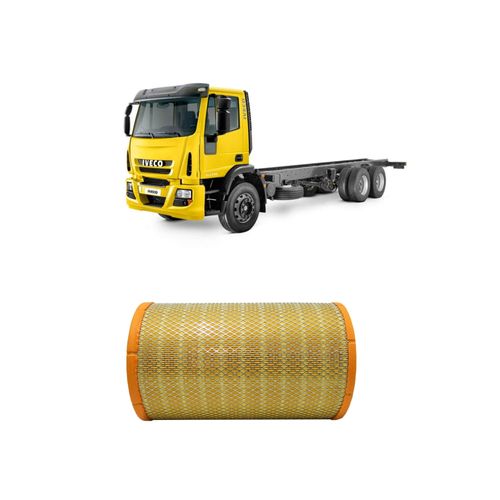 FILTRO AR REDUX32 ARR533 A3760948204 ARS9837 - IVECO EUROCARGO TECTOR 6 CILINDROS DIESEL 170E25T DE 1/2009 A 2022