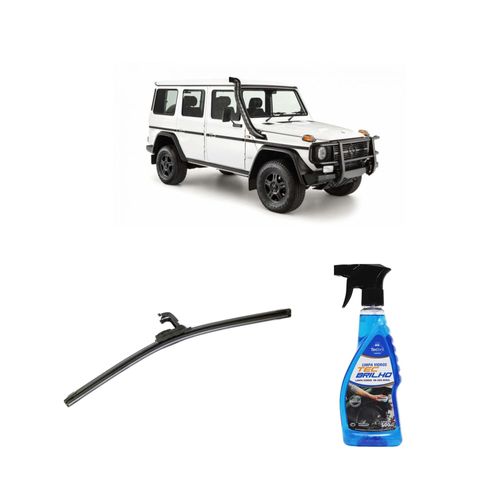 Kit Limpa Vidros Spray Tecbrilho 500mL Para-Brisa Tecbril + Palheta Flex Sportline Universal 16'' Redux32 Mercedes Benz CLASSE G de 1989 a 2022