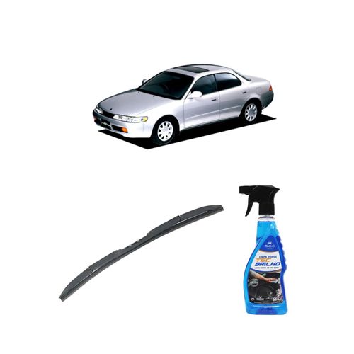 KIT LIMPA VIDROS SPRAY TECBRILHO 500ML PARA-BRISA TECBRIL + PALHETA TOTALCLIP HYBRID 16" REDUX32 CERES DE 1992 A 1997