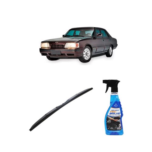 Kit Limpa Vidros Spray Tecbrilho 500mL Para-Brisa Tecbril + Palheta Totalclip Hybrid 14" Redux32 DIPLOMATA de 1989 a 1992