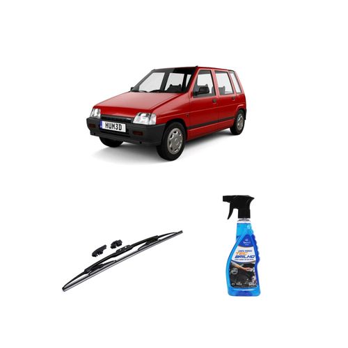 KIT LIMPA VIDROS SPRAY TECBRILHO 500ML PARA-BRISA TECBRIL + PALHETA UNIVERSAL FORTLINE 18'' REDUX32 TICO DE 1992 A 2000