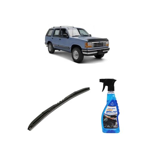 Kit Limpa Vidros Spray Tecbrilho 500mL Para-Brisa Tecbril + Palheta Totalclip Hybrid 18" Redux32 EXPLORER de 1991 a 2000