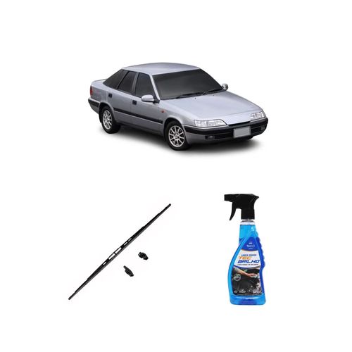KIT LIMPA VIDROS SPRAY TECBRILHO 500ML PARA-BRISA TECBRIL + PALHETA UNIVERSAL FORTLINE 19'' REDUX32 ESPERO DE 1994 A 1997