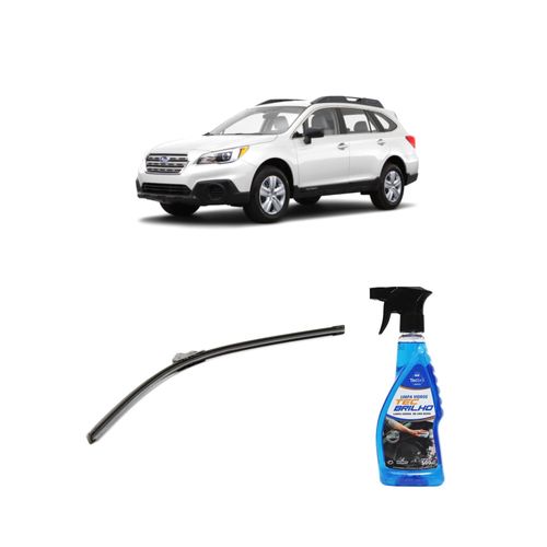 Kit Limpa Vidros Spray Tecbrilho 500mL Para-Brisa Tecbril + Palheta Flex Sportline Universal 26" Redux32 OUTBACK de 2015 a 2022