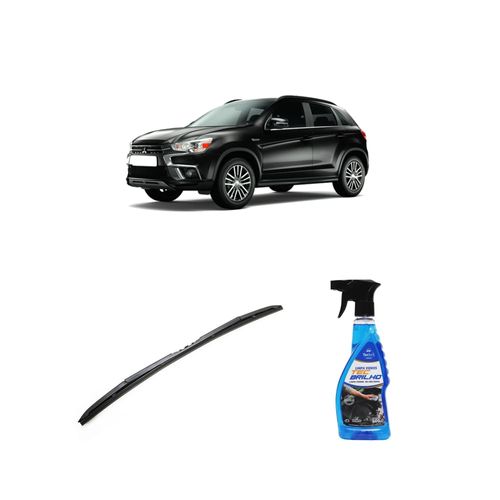 Kit Limpa Vidros Spray Tecbrilho 500mL Para-Brisa Tecbril + Palheta Totalclip Hybrid 24" Redux32 ASX de 2011 a 2022