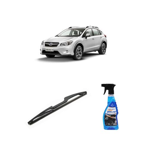 Kit Limpa Vidros Spray Tecbrilho 500mL Para-Brisa Tecbril + Palheta Totalclip Hybrid Traseira 12" Redux32 Subaru XV de 2014 em diante