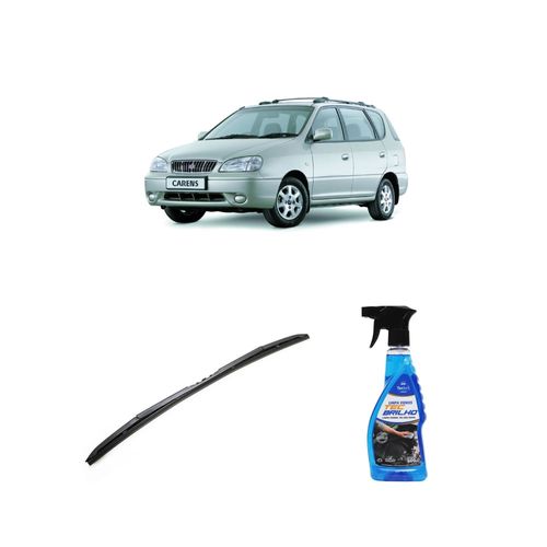 Kit Limpa Vidros Spray Tecbrilho 500mL Para-Brisa Tecbril + Palheta Totalclip Hybrid 24" Redux32 CARENS de 2000 a 2006