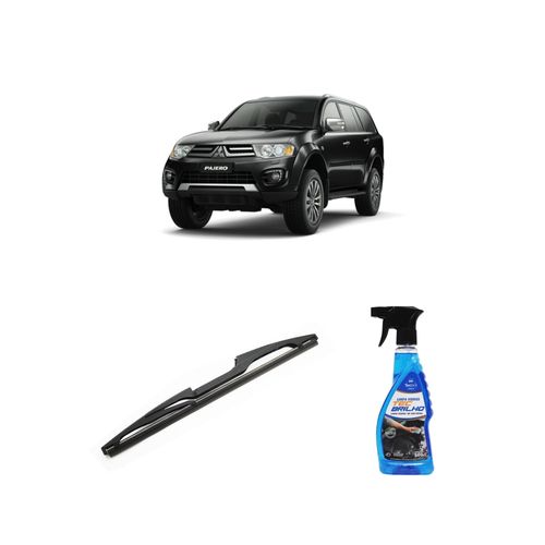 Kit Limpa Vidros Spray Tecbrilho 500mL Para-Brisa Tecbril + Palheta Totalclip Hybrid Traseira 12" Redux32 Mitsubishi Pajero Dakar de 2010 em diante