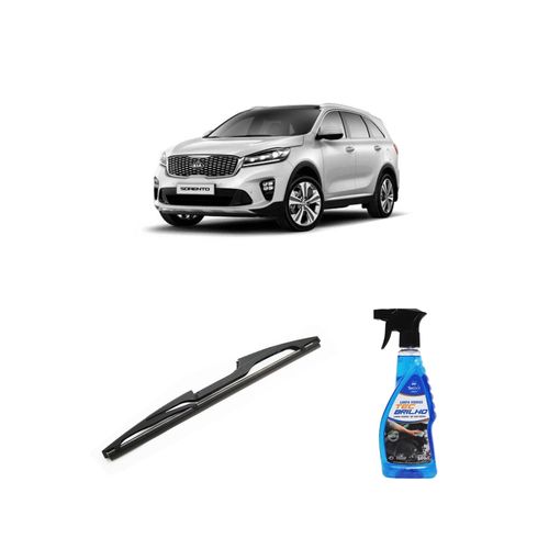 Kit Limpa Vidros Spray Tecbrilho 500mL Para-Brisa Tecbril + Palheta Totalclip Hybrid Traseira 12" Redux32 Kia Sorento de 2017 em diante