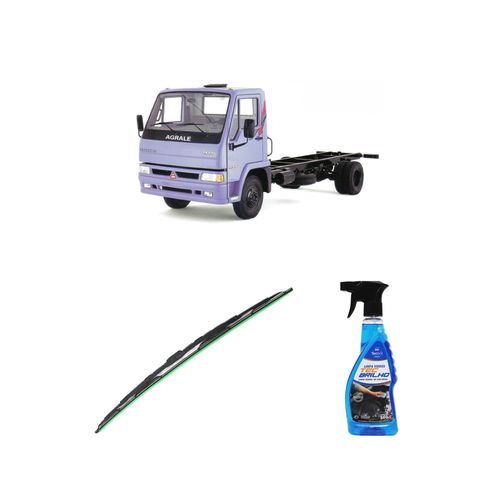 Kit Limpa Vidros Spray Tecbrilho 500mL Para-Brisa Tecbril + Palheta Totalclip Truck 24" Redux32 Agrale 6000 de 1992 em diante