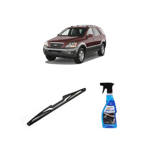 Kit Limpa Vidros Spray Tecbrilho 500mL Para-Brisa Tecbril + Palheta Totalclip Hybrid Traseira 13" Redux32 Kia Sorento de 2007 a 2009