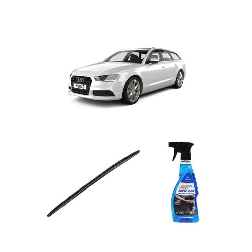 Kit Limpa Vidros Spray Tecbrilho 500mL Para-Brisa Tecbril + Palheta Totalclip Hybrid 26" Redux32 Audi S6 AVANT de 2012 a 2022