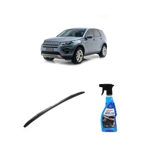 Kit Limpa Vidros Spray Tecbrilho 500mL Para-Brisa Tecbril + Palheta Totalclip Hybrid 24" Redux32 DISCOVERY SPORT de 2019 a 2022