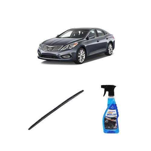 Kit Limpa Vidros Spray Tecbrilho 500mL Para-Brisa Tecbril + Palheta Totalclip Hybrid 26" Redux32 AZERA de 2012 a 2019