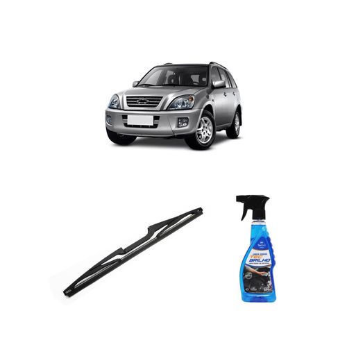 Kit Limpa Vidros Spray Tecbrilho 500mL Para-Brisa Tecbril + Palheta Totalclip Hybrid Traseira 13" Redux32 Chery Tiggo de 2009 a 2013