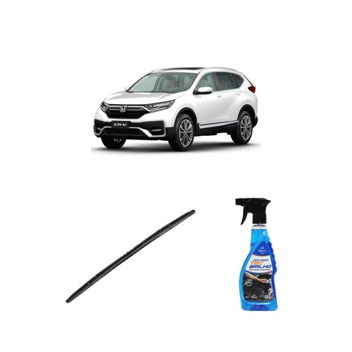Kit Limpa Vidros Spray Tecbrilho 500mL Para-Brisa Tecbril + Palheta Totalclip Hybrid 26" Redux32 Honda CR-V de 2020 a 2022