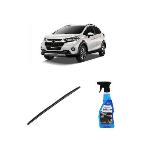 Kit Limpa Vidros Spray Tecbrilho 500mL Para-Brisa Tecbril + Palheta Totalclip Hybrid 26" Redux32 Honda WR-V de 2017 a 2022