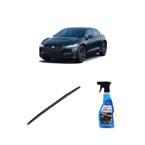 Kit Limpa Vidros Spray Tecbrilho 500mL Para-Brisa Tecbril + Palheta Totalclip Hybrid 26" Redux32 Jac I-PACE de 2020 a 2022