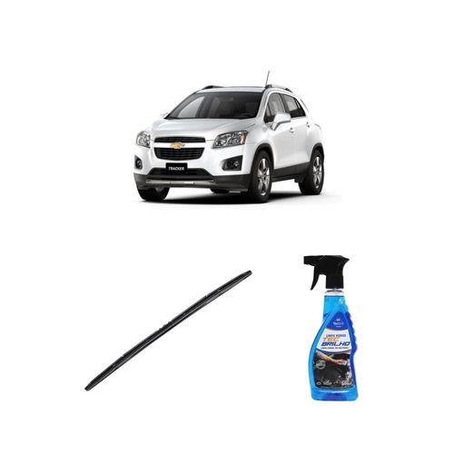 Kit Limpa Vidros Spray Tecbrilho 500mL Para-Brisa Tecbril + Palheta Totalclip Hybrid 26" Redux32 TRACKER de 2013 a 2019