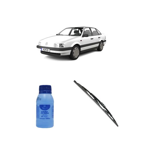 Kit Limpa Vidros Visão Clara 100ml Tecbril + Palheta Fortline 21" Redux32 Volkswagen Passat Variant de 1993 a 1997