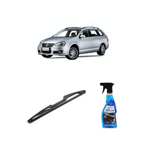 Kit Limpa Vidros Spray Tecbrilho 500mL Para-Brisa Tecbril + Palheta Totalclip Hybrid Traseira 12" Redux32 Volkswagen Jetta Variant de 2011 a 2013