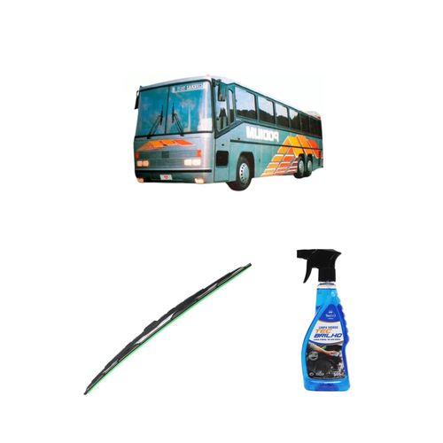 Kit Limpa Vidros Spray Tecbrilho 500mL Para-Brisa Tecbril + Palheta Totalclip Truck 28" Redux32 Ciferal Podium de 1988 em diante