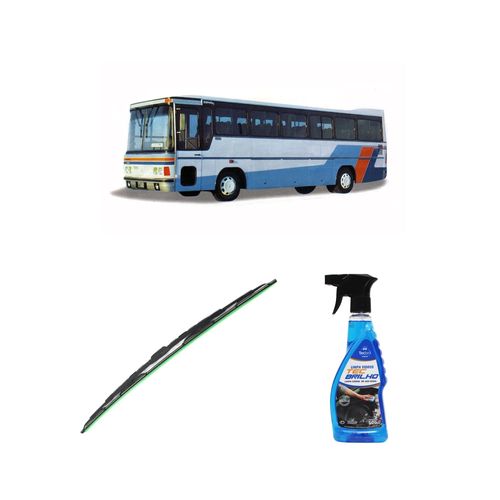 Kit Limpa Vidros Spray Tecbrilho 500mL Para-Brisa Tecbril + Palheta Totalclip Truck 28" Redux32 Thamco Pegasus de 1988 em diante