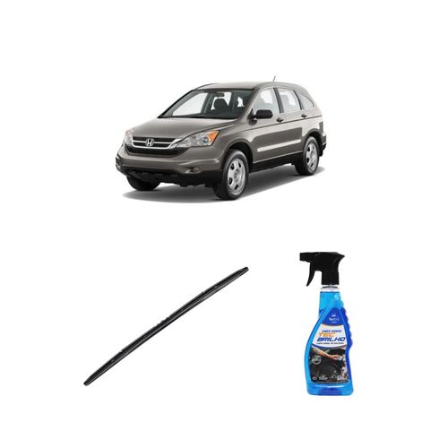 Kit Limpa Vidros Spray Tecbrilho 500mL Para-Brisa Tecbril + Palheta Totalclip Hybrid 26" Redux32 Honda CR-V de 2008 a 2012