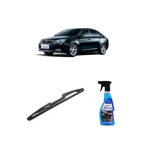 Kit Limpa Vidros Spray Tecbrilho 500mL Para-Brisa Tecbril + Palheta Totalclip Hybrid Traseira 12" Redux32 Geely EC7 de 2014