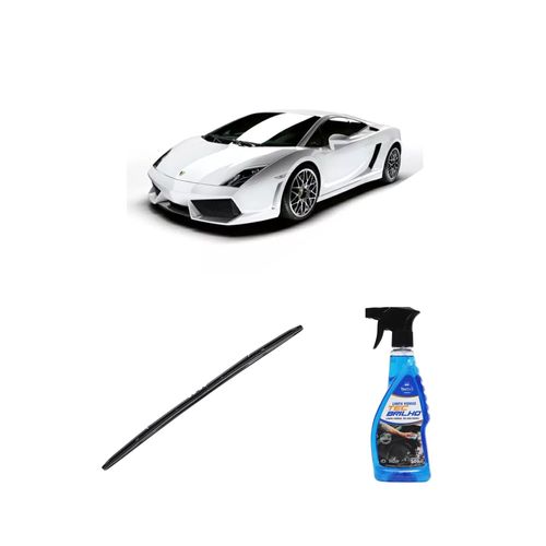 Kit Limpa Vidros Spray Tecbrilho 500mL Para-Brisa Tecbril + Palheta Totalclip Hybrid 26" Redux32 GALLARDO de 2010 a 2022